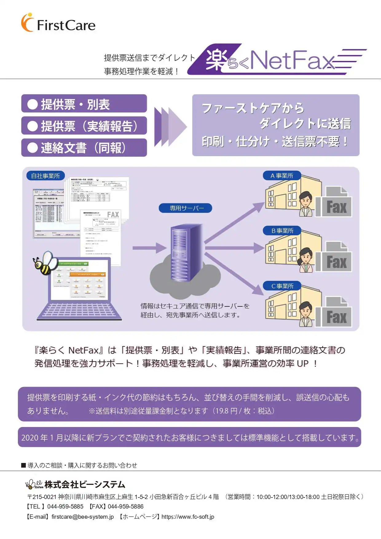 楽らくNetFax