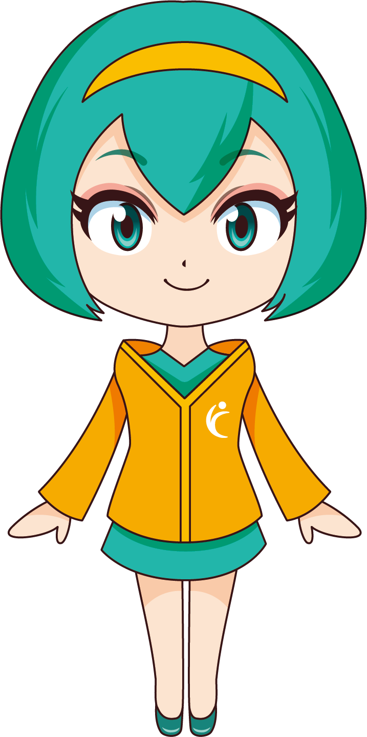 四葉くるみ｜元気な女の子キャラクター