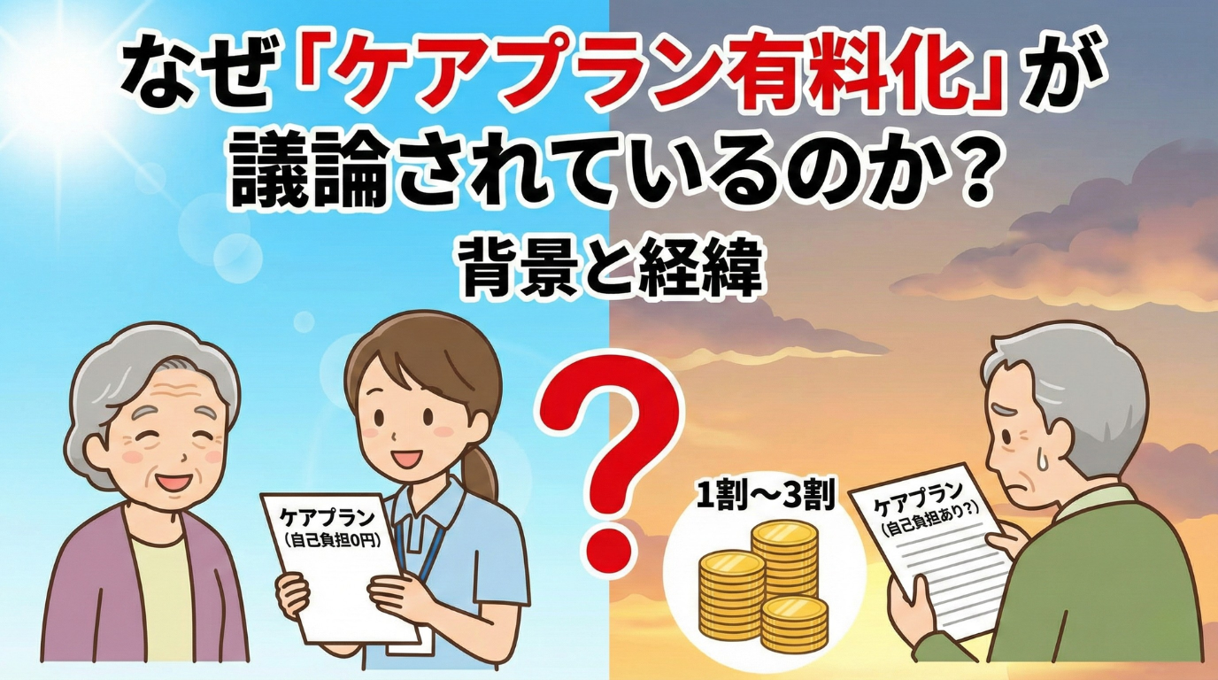 ケアプラン有料化が議論される背景と財源問題