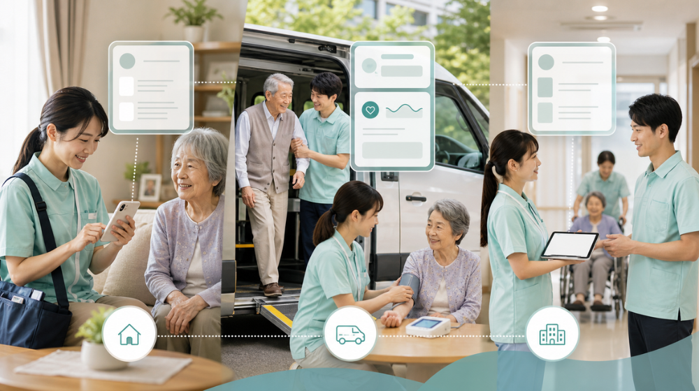 サービス種別ごとの介護ソフト選び